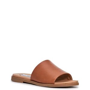Steve Madden Karolyn Cognac Leather Slide